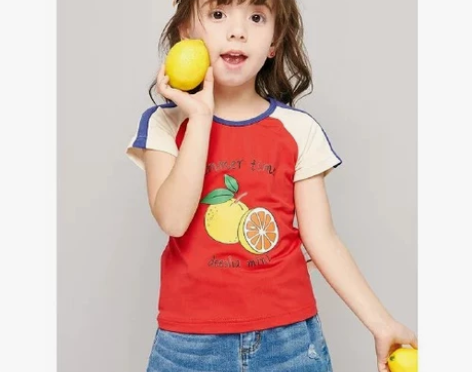 全新笛莎全棉短袖T血90码，吊牌价179，...