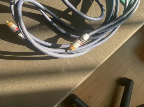 原装同轴线 当年自己组1080投影仪用，现...