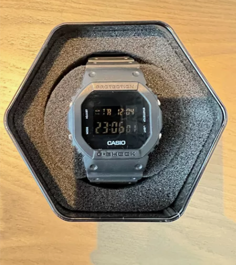 casio旗舰店DW-5600BB小方块复...