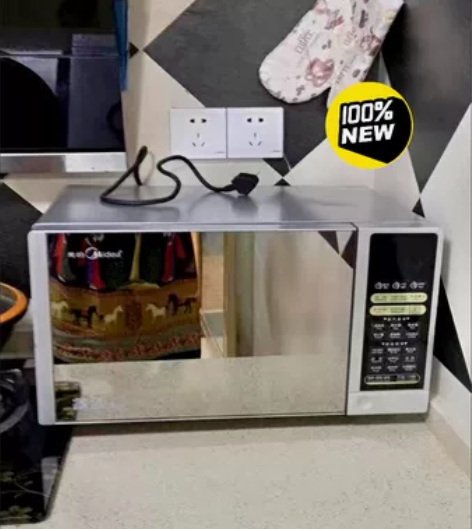 二手美的微波炉家用杀菌智能多功能平板微波炉...