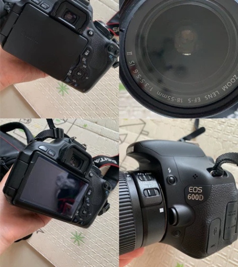 佳能单反600D EF-S 18-55 I...