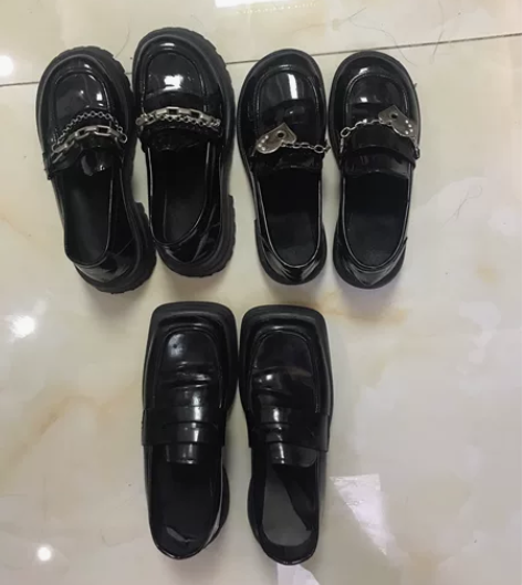 黑暗玛丽珍鞋女夏季新款日系厚底小众JK小皮...