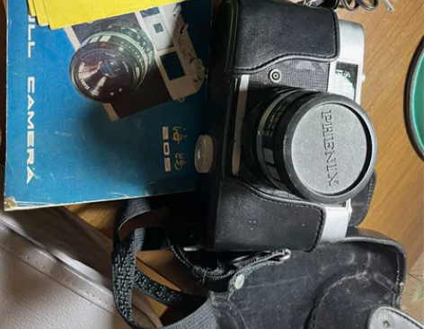 海鸥205凤凰205相机，送闪光带sx-4...