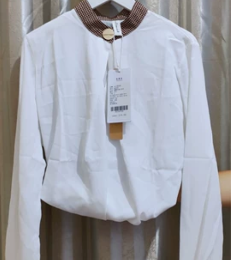气质雪纺衬衫 商场买的，朋友送的，压箱子底...