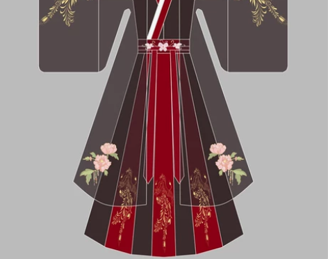 九凤朝阳原创汉服女正品魏晋风日常交领襦裙刺...