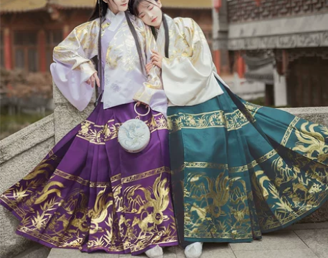 如梦霓裳灵狐出山春季汉服女装长乐明制袄裙短...