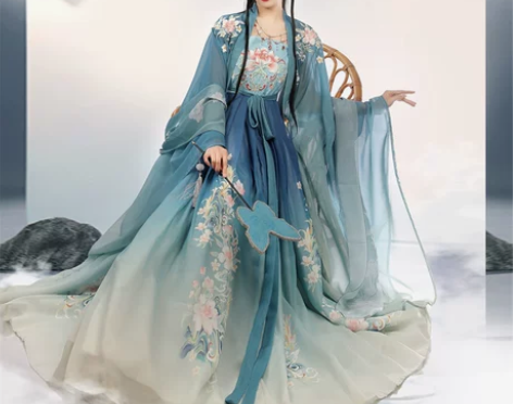 唐制诃子裙大袖衫原创汉服女全套柯子裙齐胸一...