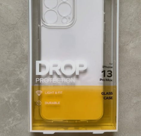 苹果13Pro Max透明玻璃保护壳  品牌：momax摩米...