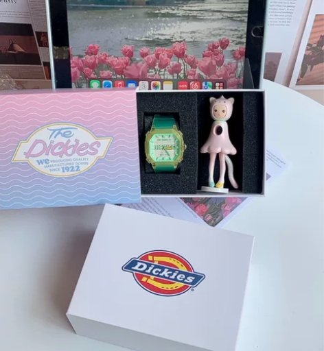 Dickies学生手表女小栗子冰块联名款撞...