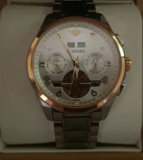 瑞士欧品客正品名牌手表男士镂空机械表全自动...