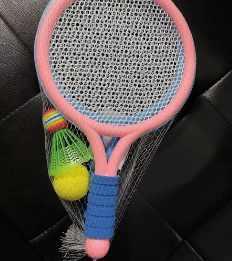 儿童专用羽毛球拍室内玩具套装网球玩具男孩女...