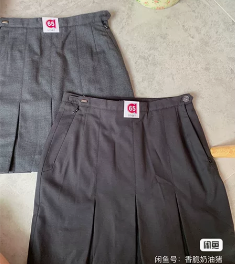 韩制校供 东莱女子冬裙68码 裙长40 全...