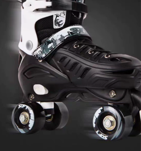 溜冰鞋成人双排轮滑鞋成年旱冰鞋四轮滑冰鞋儿...