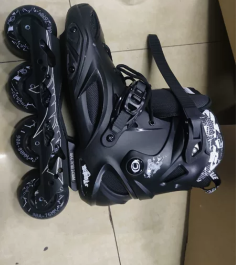 溜冰鞋成人直排轮男女轮滑鞋花式旱冰鞋鞋夜光...