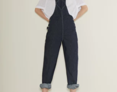 珍稀天然汉麻 超柔软舒适 棉麻背带牛仔裤夏...