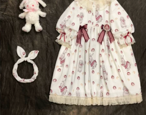 choker兔 新年款 有小物 发圈裙子m...