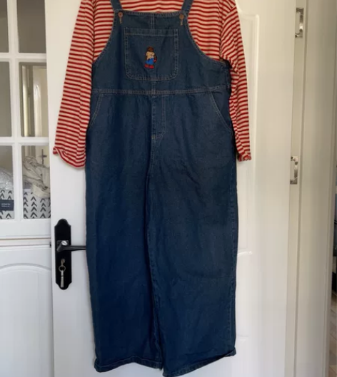 全新吊牌!美式复古风vintage小熊刺绣...