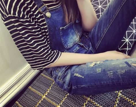 二手 7成新 2015秋冬女新款宽松显瘦做...