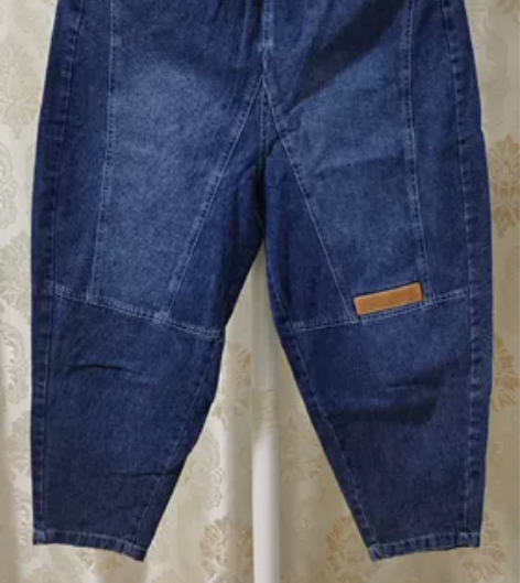 处理三条大码牛仔裤，适合腿粗胯宽的美眉，九...