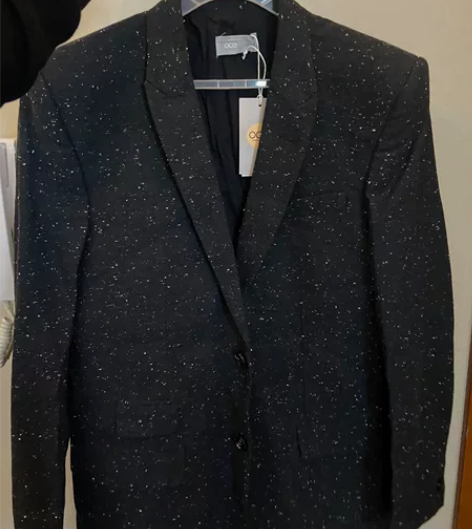 男士棉麻西装外套，全新的，L号，给我对象买...