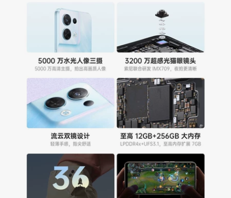 OPPO Reno8,全新未拆 淘宝买了三...