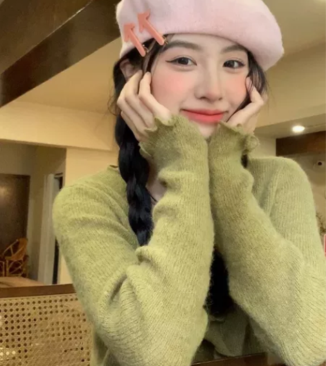 馨帮帮 学生气质立体感画家帽网红帽子韩版时...