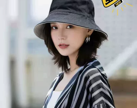 渔夫帽女防晒帽双面女夏季防晒日系百搭防紫外...