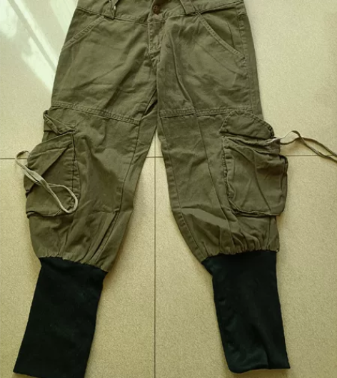 全新加厚裤子秋冬炸街长裤迷彩工装裤冬季潮酷...