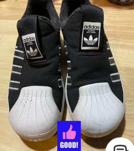 阿迪贝壳鞋男女款31码清理腾地、转给喜欢的...