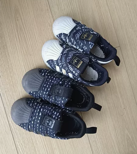 阿迪三叶草2双40元！9K!脚长16到17...