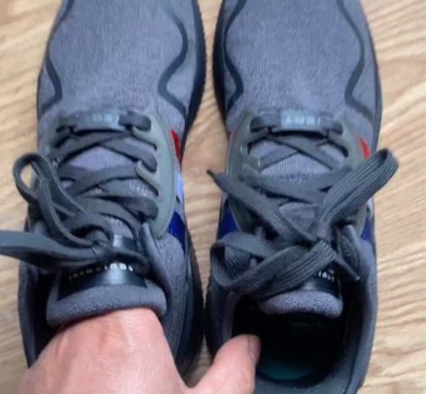 正品42.5码阿迪三叶草EQT系列运动鞋转...