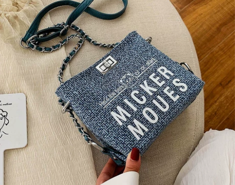 今年流行帆布小包包2021新款秋冬斜挎包女...