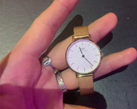 dw手表欧洲蓝针男士皮表带经典男女表情侣表...