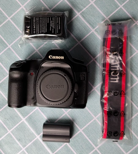 高成色佳能5D全画幅单反相机单机，成色保存...