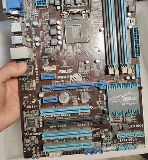 华硕p8b75-v主板、功能全部正常、无维...