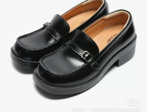 范顺5712jk小皮鞋女日系学生方头单鞋搭...