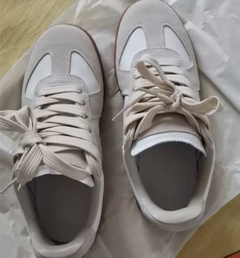 全新蛋定诚品高版~德训鞋女板鞋平底真皮时尚...