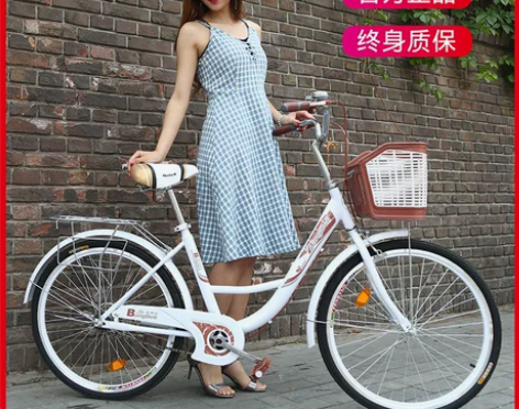 邦得利 通勤自行车，买了红色骑了几天，放一...