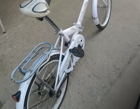 可折叠自行车，还挺新的，100块钱骑走 感...