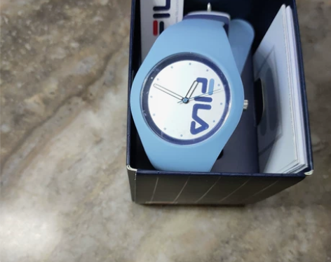 全新有包装}FILA斐乐手表男女情侣学生硅...