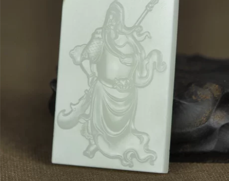 省级玉雕大师李先锋作品 和田玉 籽料 关公...
