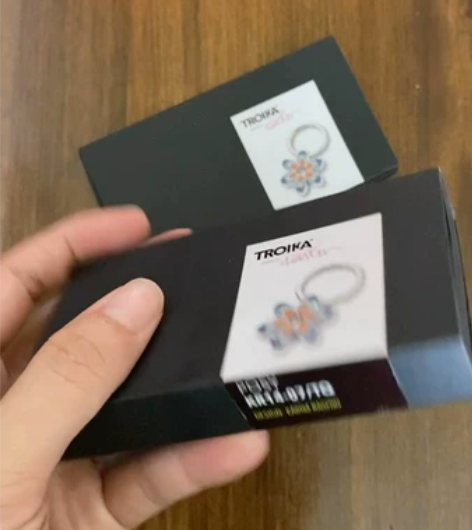 全新盒装 德国Troika 合金钥匙扣，彩...