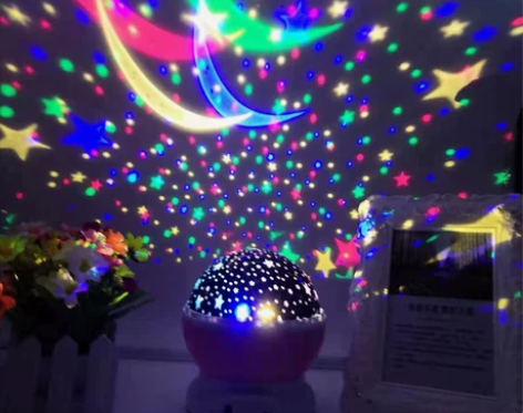 星空灯投影灯仪少女心卧室满天星浪漫旋转梦幻...