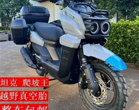 立雅摩托车 新款坦克踏板剑齿虎燃油150C...