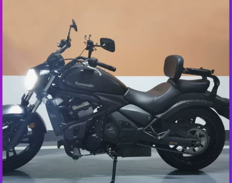 摩托车 摩托川崎小火神650改装折叠后靠背...