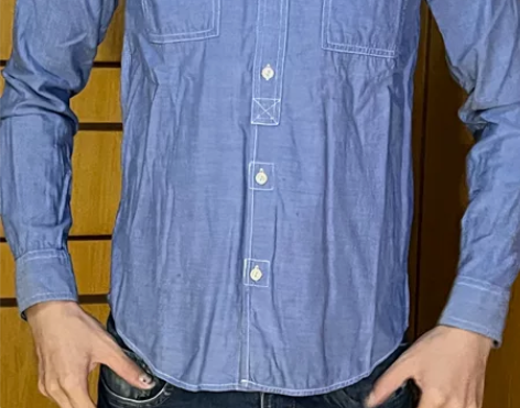 5cm 男士衬衫 蓝色内衬绿色格子 好看 ...
