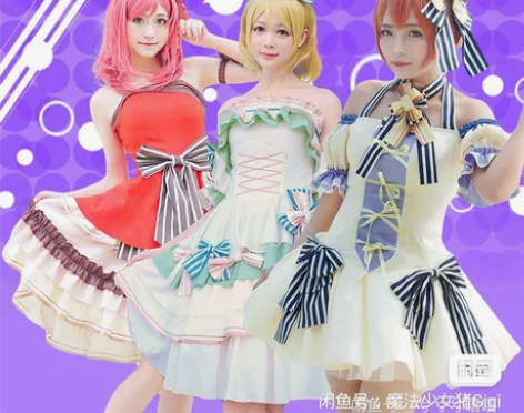 lovelive小泉花阳cos同人礼服s码...