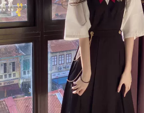 正版护奶裙日系JK制服套装裙子显瘦学院风甜...