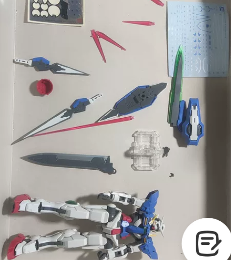 万代mg能天使r2 mg模型情况，如图所示...