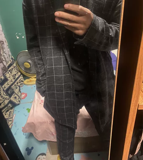 fj. fairwhale高级时尚格子西服...